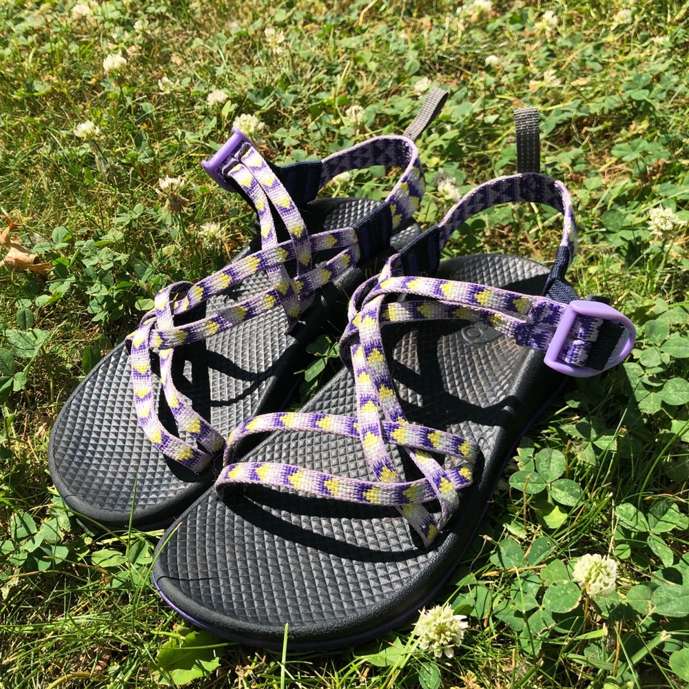 Purple Chaco Sandals Kids 4 - Fits Women 5